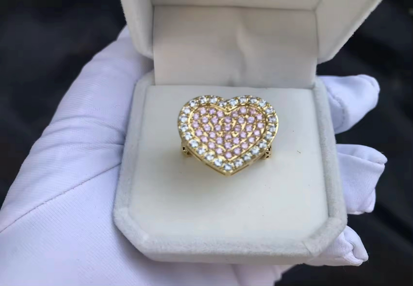 Heart Rolex ring