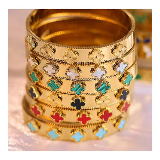 Clover Bangles