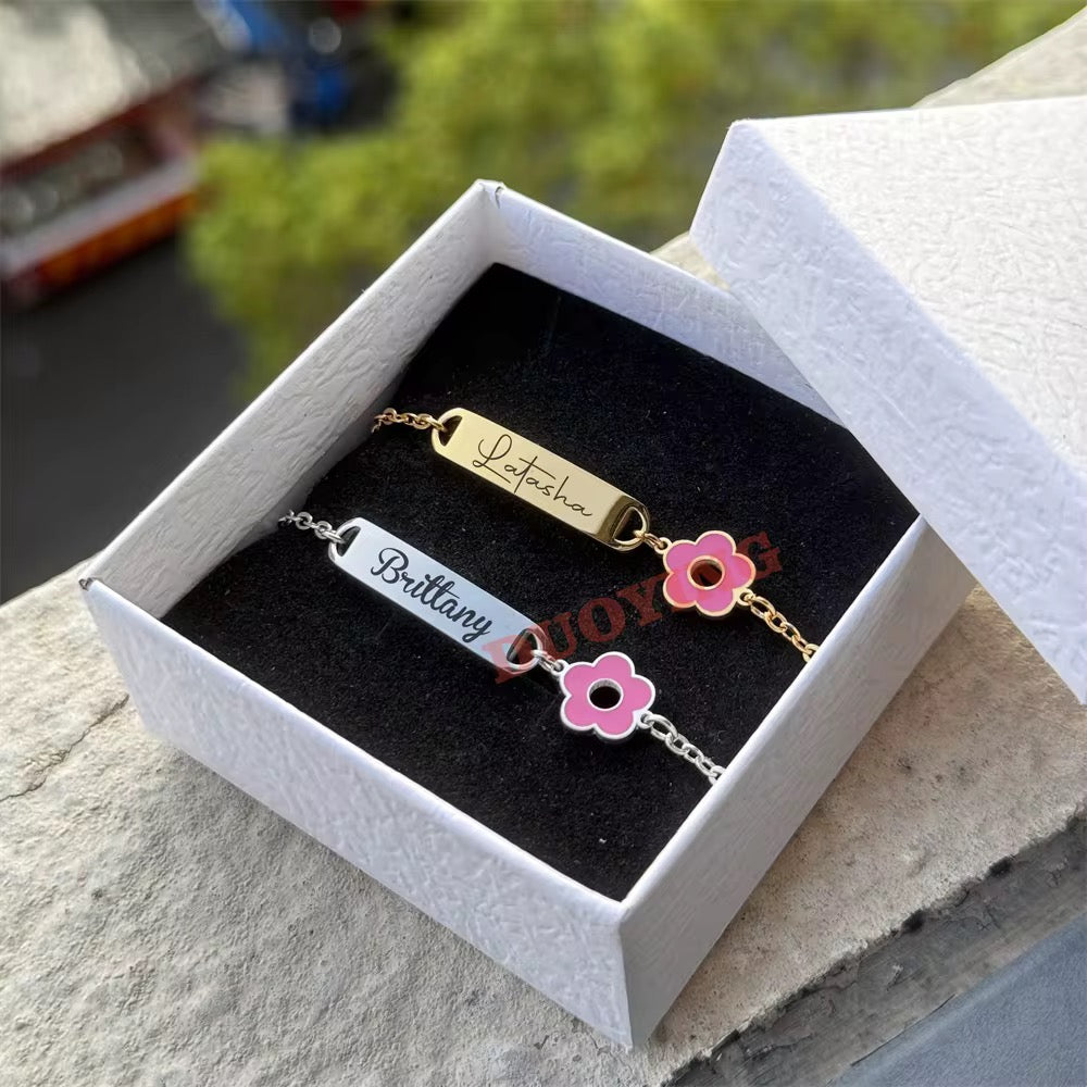 Cutesy custom identity bracelets