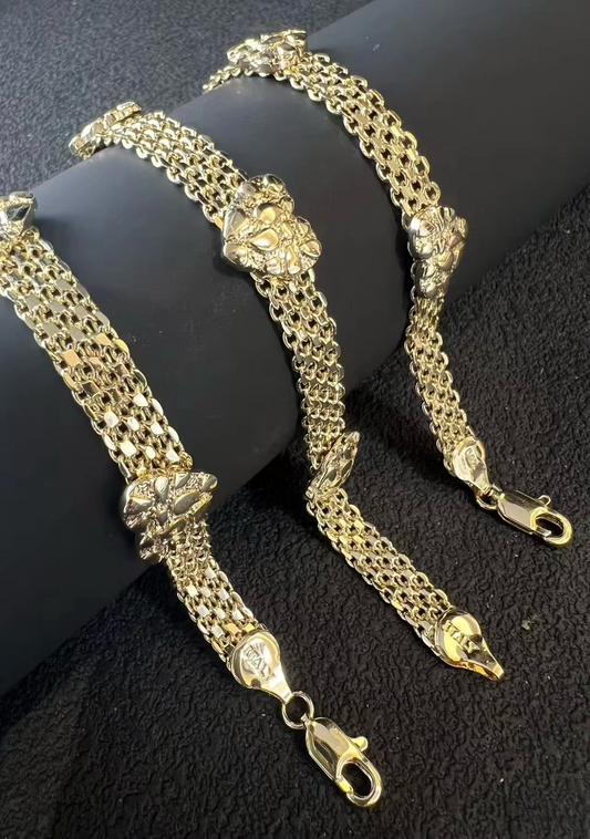 Rolex chain heart bracelet