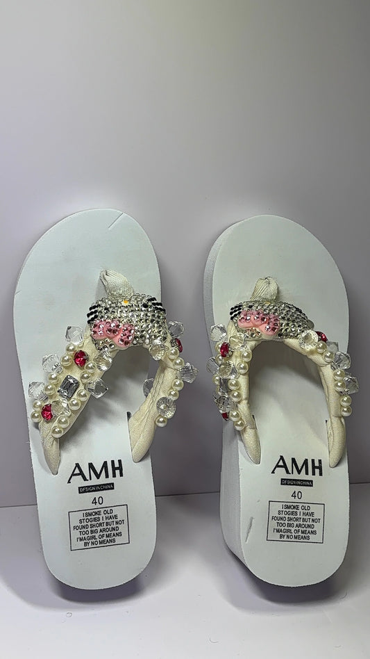Bedazzled sandals