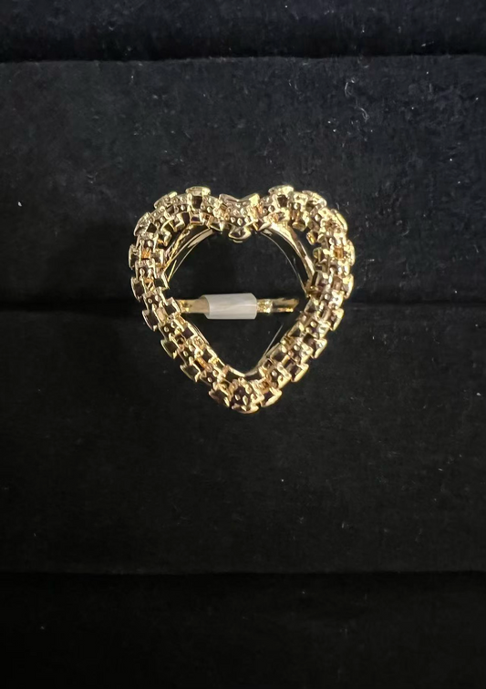 Heart Rolex ring