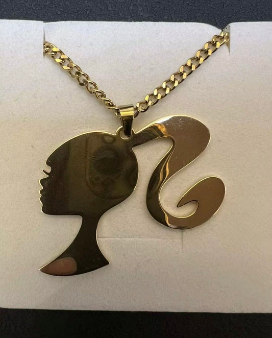 Barbie necklace