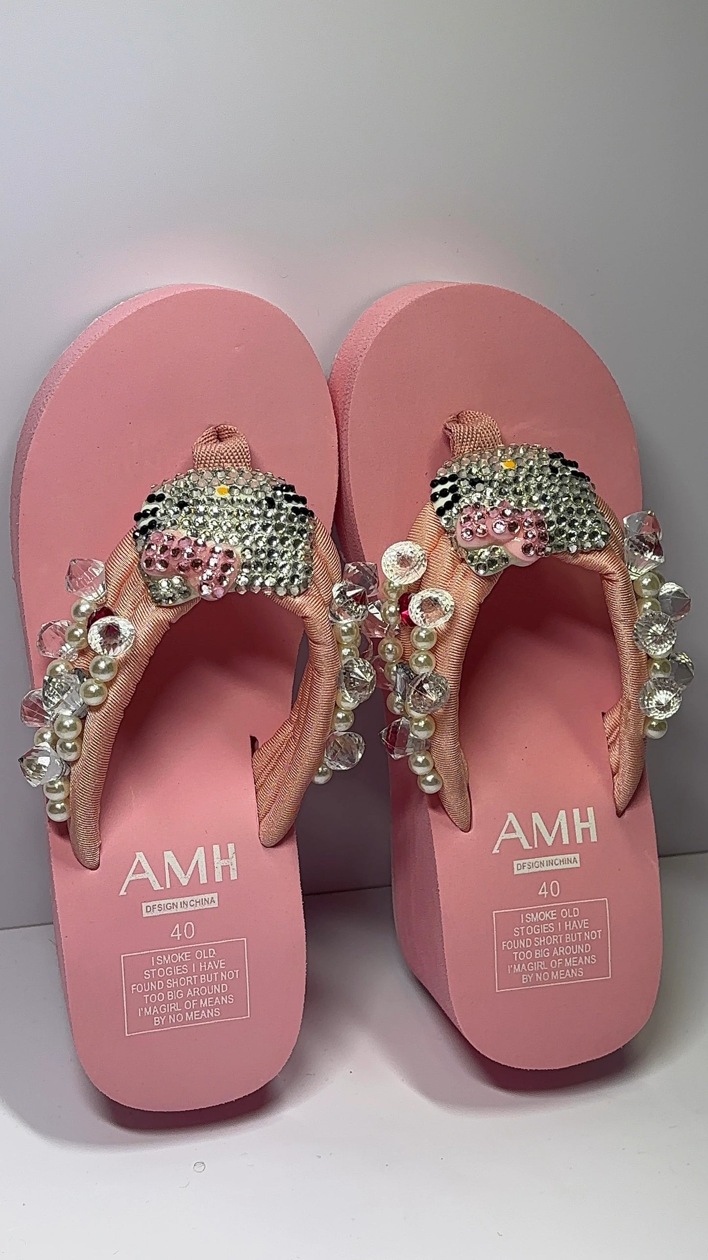 Bedazzled sandals