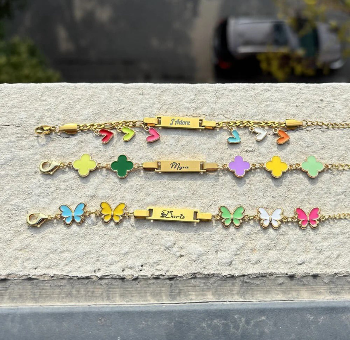 Material girl ID bracelet